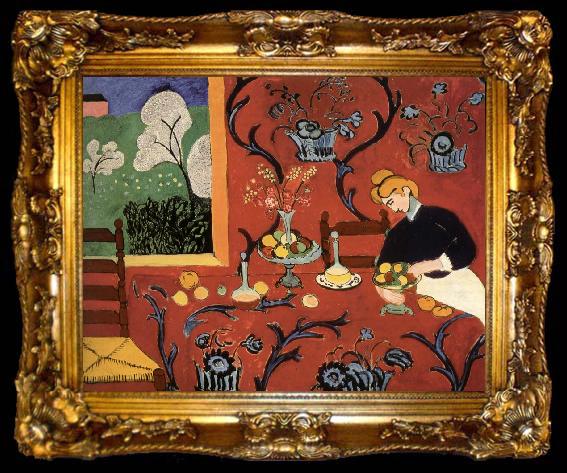 framed  Henri Matisse The red room, ta009-2